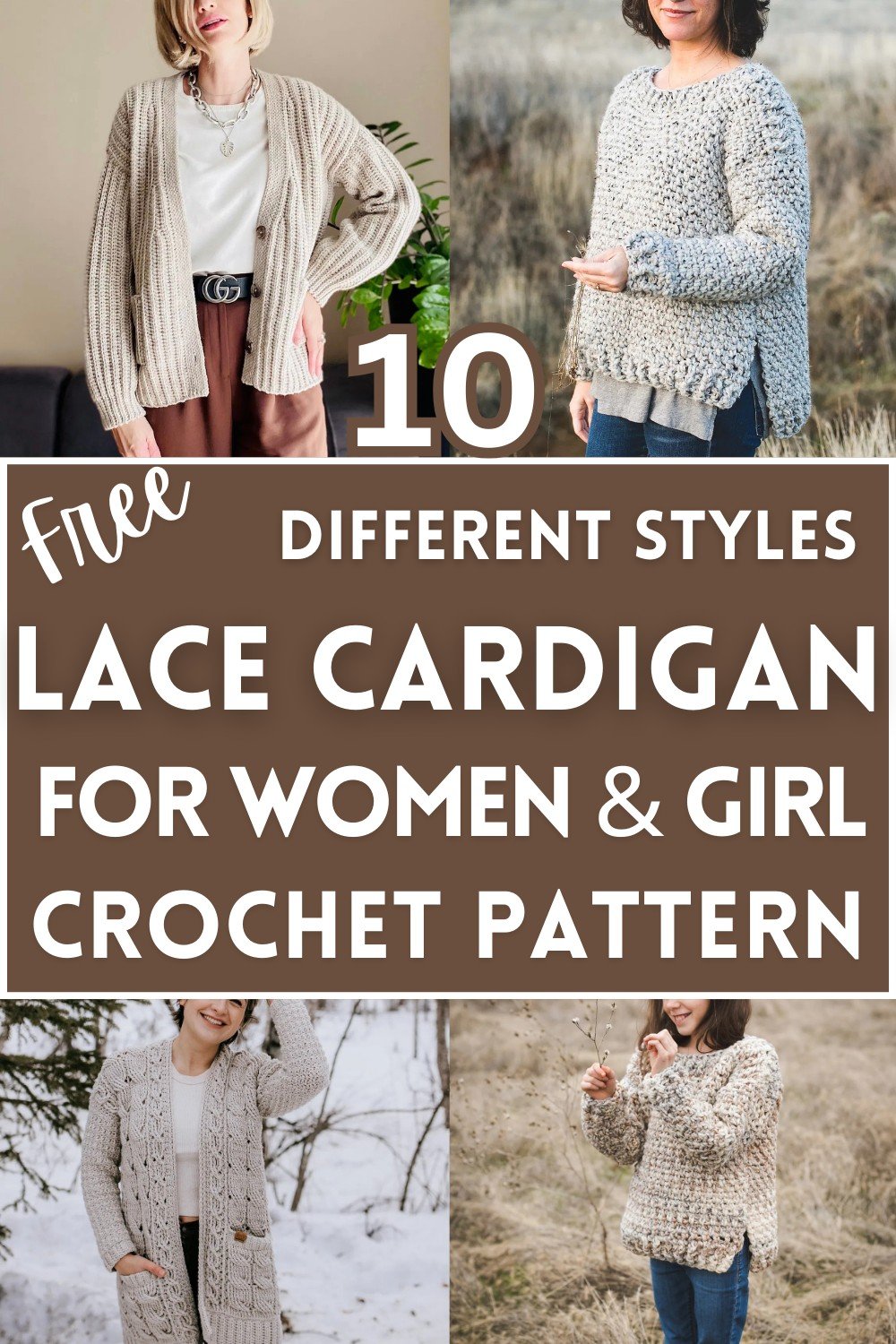 Cozy Cardigan Shrug in 18 Sizes Free Crochet Pattern