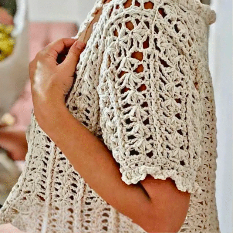 Beginner-Friendly Spring Cardigan Pattern – Free & Gorgeous