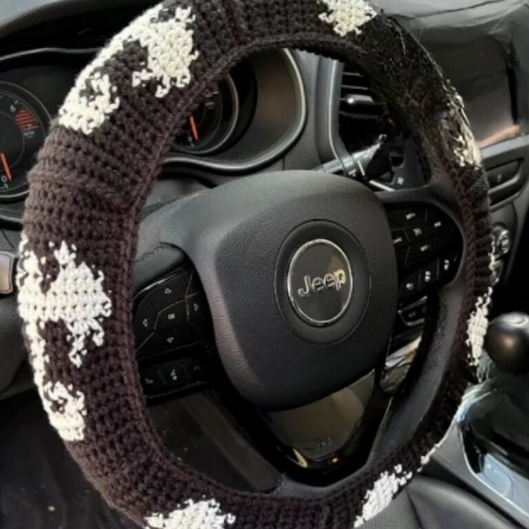 Fly High Crochet Dragon Steering Wheel Cover Pattern – FREE