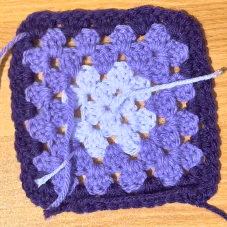 Color-Popping Crochet Granny Square Pattern For Your Projects