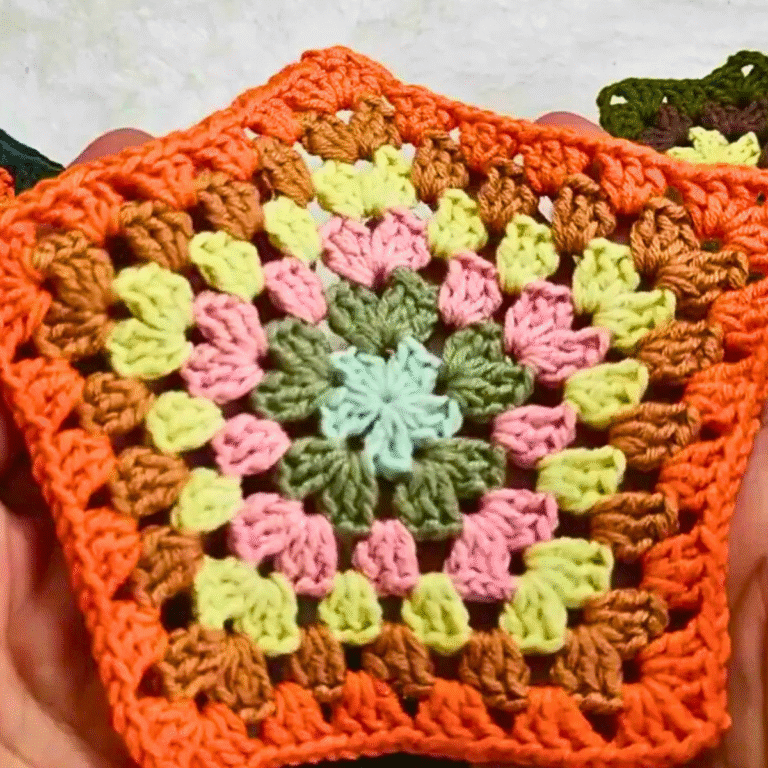 Perfect Crochet Granny Pentagon Motif Pattern for Colorful Art