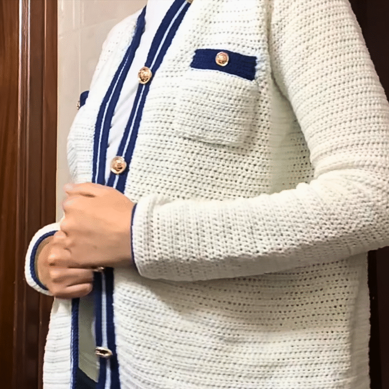 Seamless Crochet Cardigan Pattern for Beginners