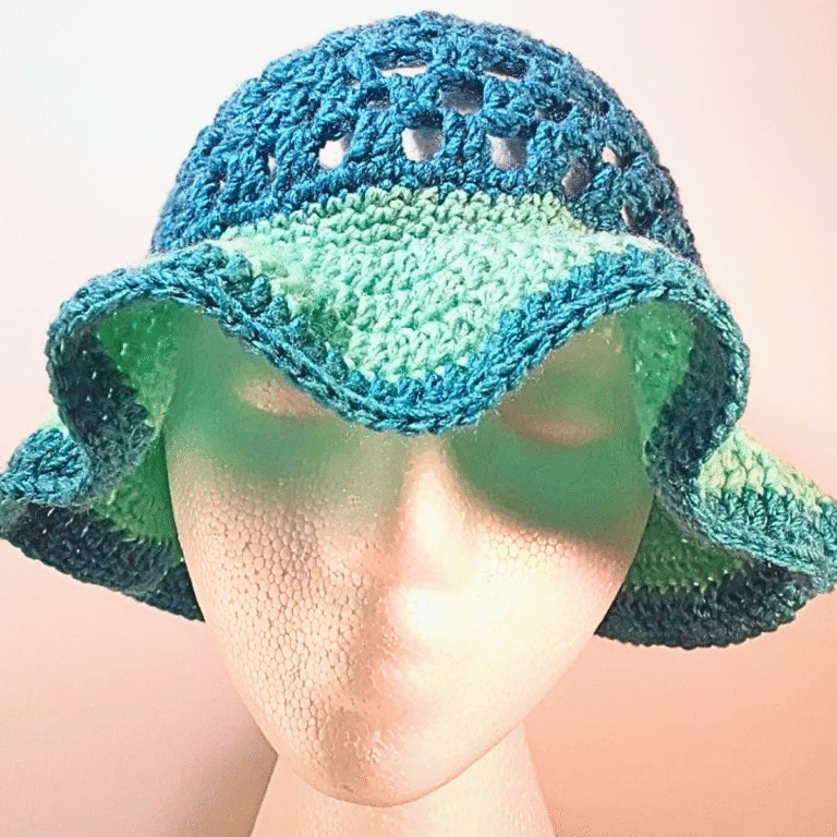 Chic and Breezy Crochet Sun Hat Pattern for Women