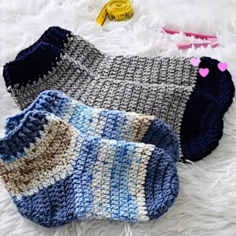 Cozy Crochet Socks for Men Pattern You’ll Love To Wear