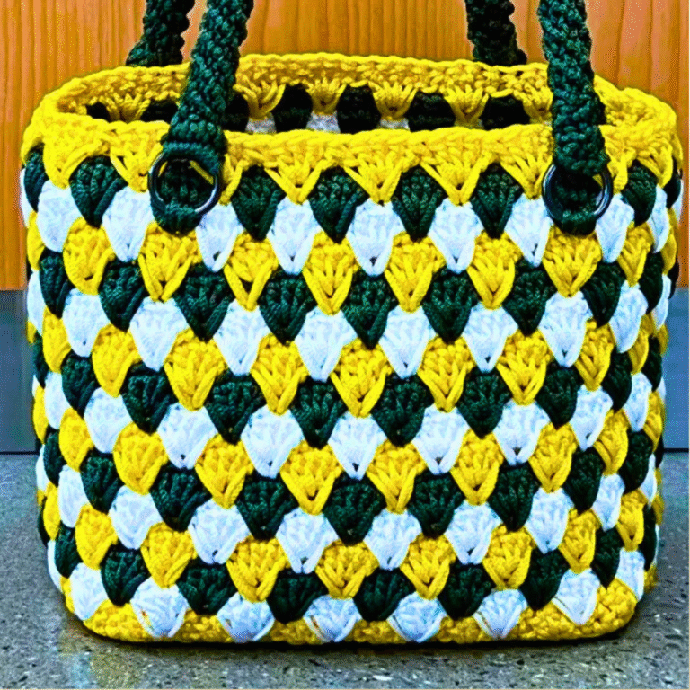 Festival-Style Crochet Shoulder Bag Pattern for This Season