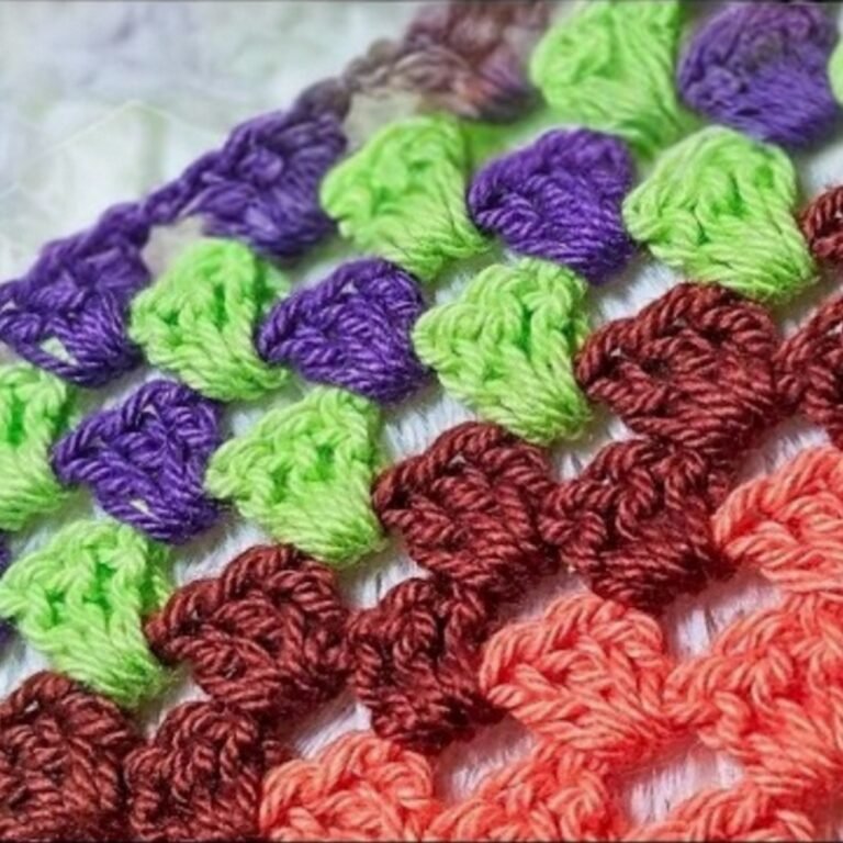 Stunning Flat Granny Stitch Crochet Pattern for Beginners