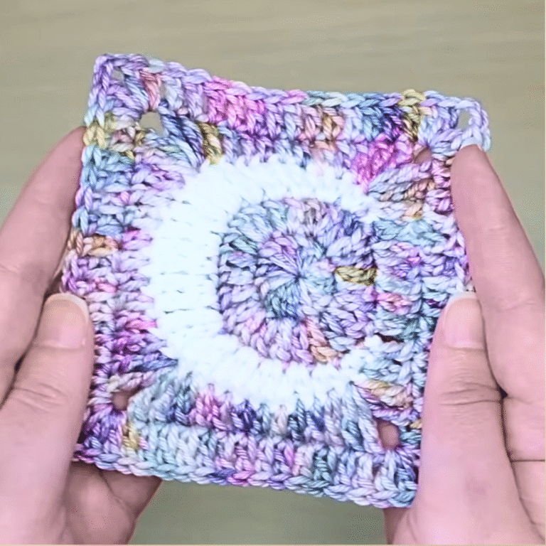 FREE Crochet Moon Granny Square Pattern for Fall Projects