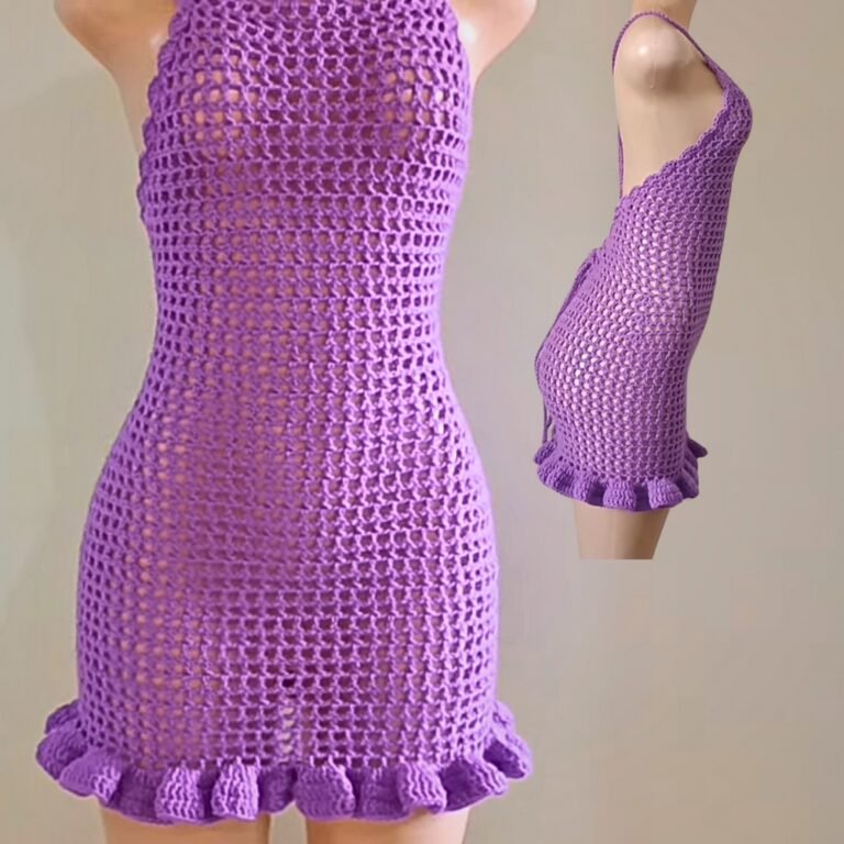 Breathtaking Crochet Mesh Cover-Up Pattern for Beach Tours