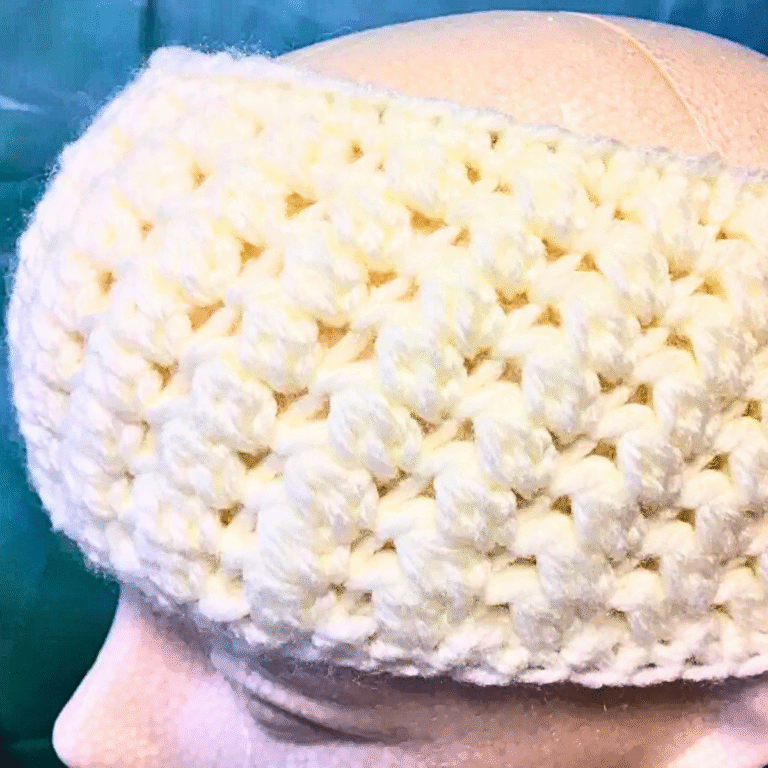 Must-Try Crochet Headband for a Cute Winter Look