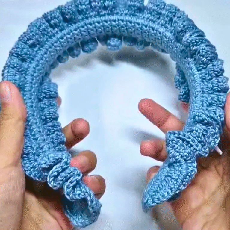 Luxurious Crochet Headband Pattern for Cold Days