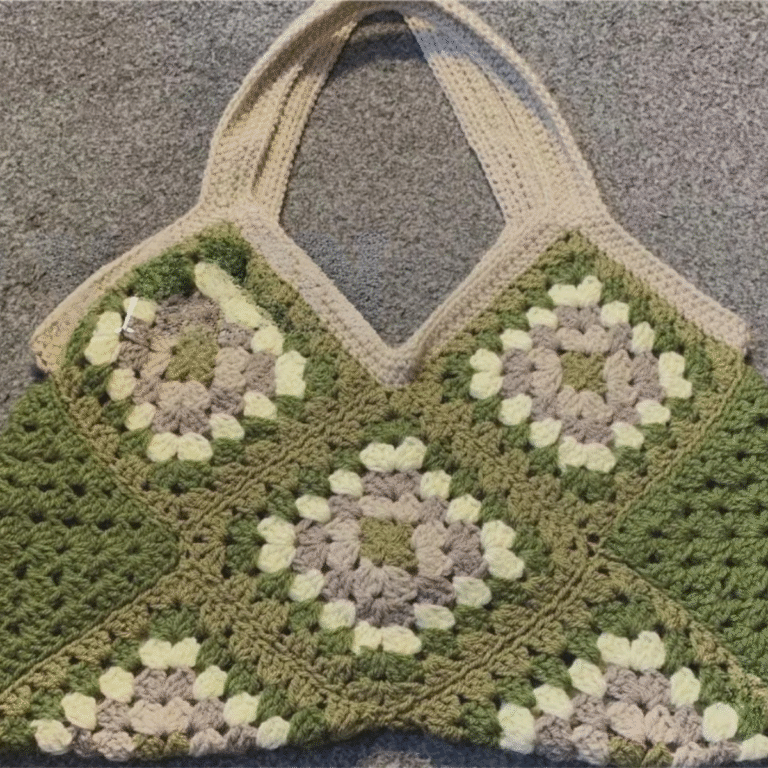 Timeless Crochet Granny Square Tote Bag Pattern for Everyday Use