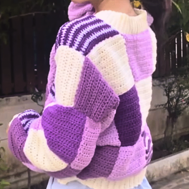 Chunky Crochet Cardigan Pattern for Winter’s Stylish Look