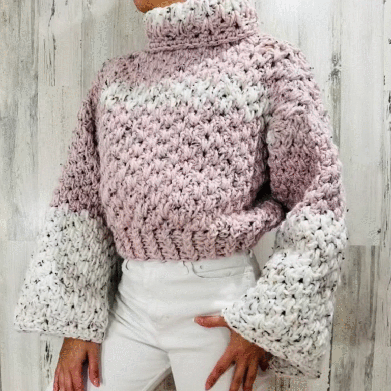 Soft & Cozy Crochet Sweater Pattern For Luxury Look