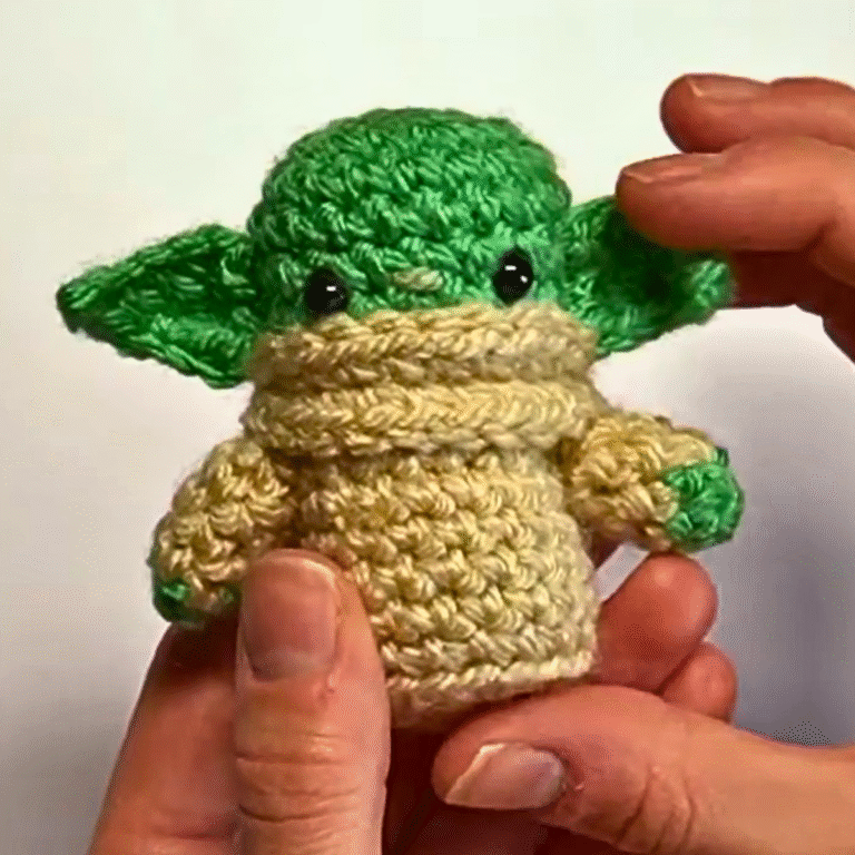 Cute Crochet Baby Yoda Pattern for Nursery Decor