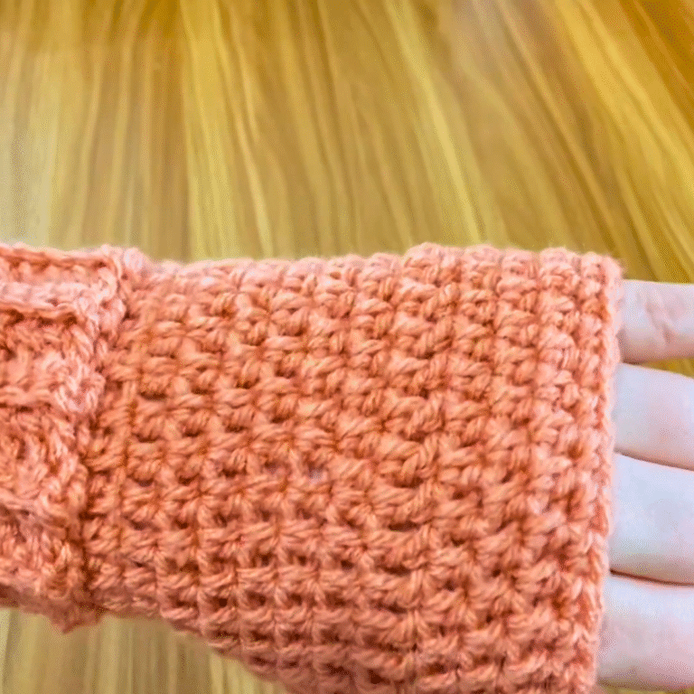 FREE Crochet Fingerless Gloves Pattern for Cozy Hands