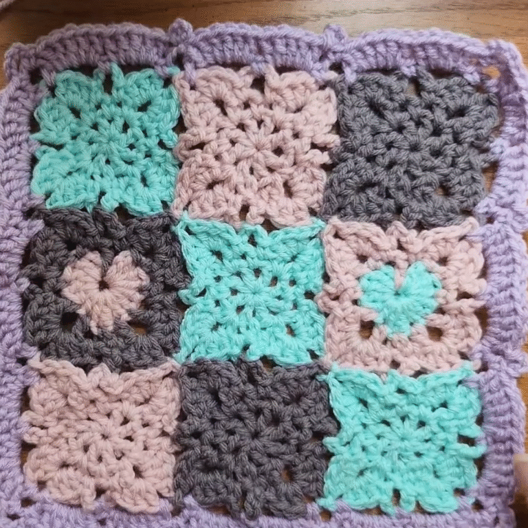 Artistic Crochet Temperature Blanket For All Seasons