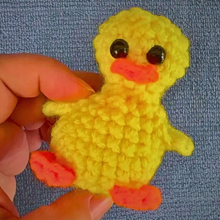 Playful Crochet Pequeño Duck Amigurumi Pattern For Fun